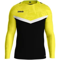 Jako Sweat Iconic Kinder - schwarz/soft yellow