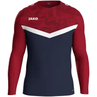 Jako Sweat Iconic - marine/chili rot