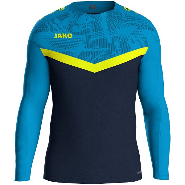 Jako Sweat Iconic Kinder - marine/Jako blau/neongelb