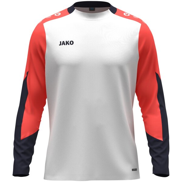 Jako Longsleeve Dynamic Kinder - weiß/coral/marine