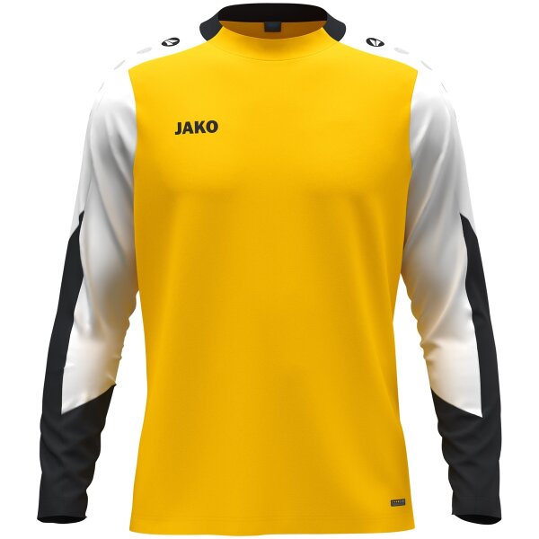 Jako Longsleeve Dynamic Kinder - gelb/weiß/schwarz