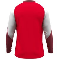 Jako Longsleeve Dynamic - rot/weiß/dunkelrot
