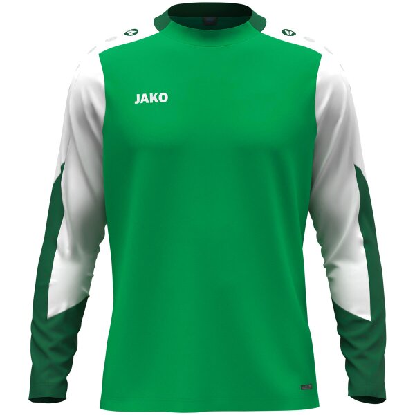 Jako Longsleeve Dynamic - grün/weiß/dunkelgrün
