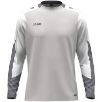 Jako Longsleeve Dynamic - hellgrau/weiß/grau
