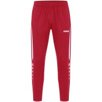Jako Polyesterhose Power - rot/weiß