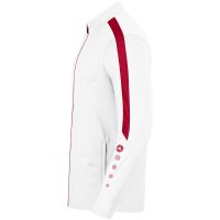 Jako Polyesterjacke Power - weiß/rot