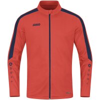 Jako Polyesterjacke Power Kinder - flame/marine