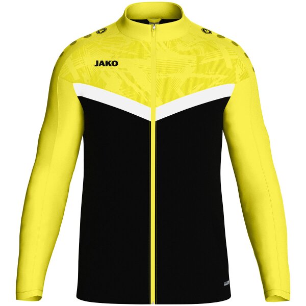 Jako Polyesterjacke Iconic Kinder - schwarz/soft yellow