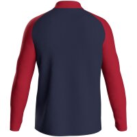 Jako Polyesterjacke Iconic - marine/chili rot