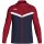 Jako Polyesterjacke Iconic - marine/chili rot