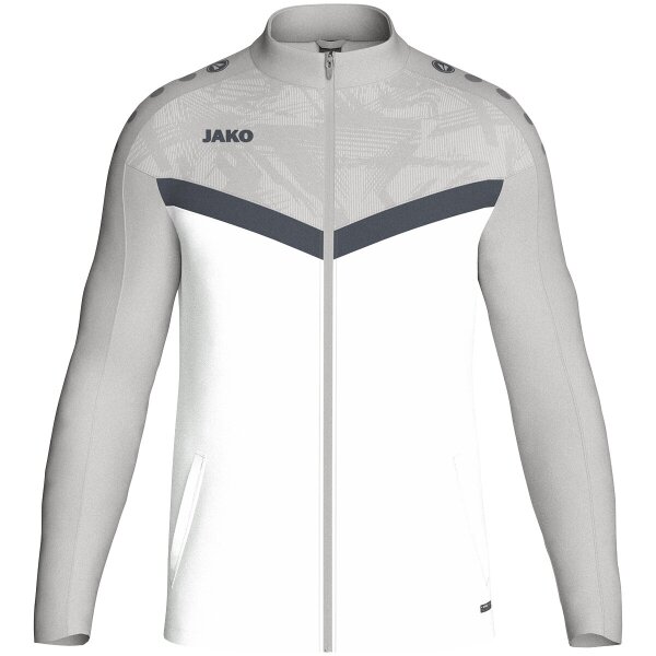 Jako Polyesterjacke Iconic Kinder - weiß/soft grey/anthra light