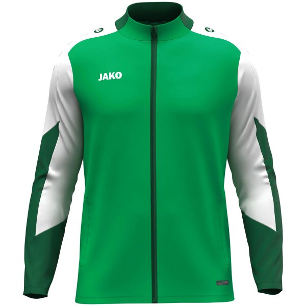 Jako Polyesterjacke Dynamic Kinder - grün/weiß/dunkelgrün
