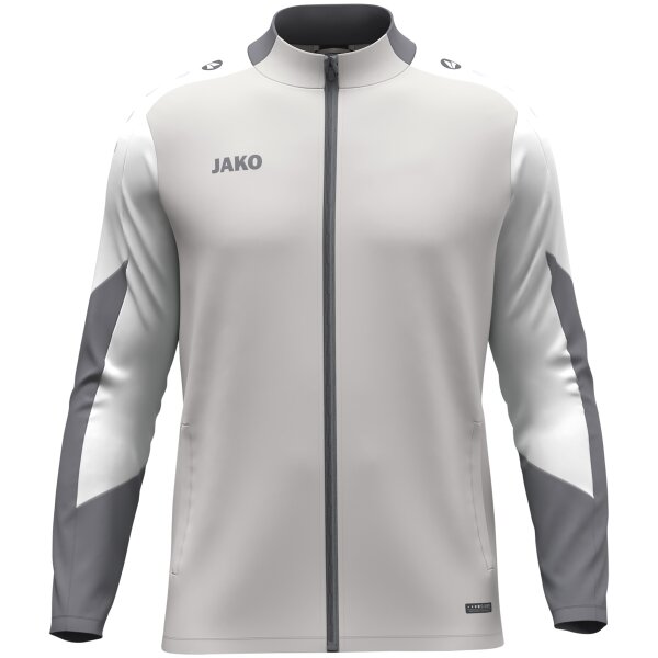 Jako Polyesterjacke Dynamic Kinder - hellgrau/weiß/grau