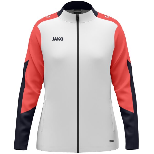 Jako Polyesterjacke Dynamic - weiß/coral/marine