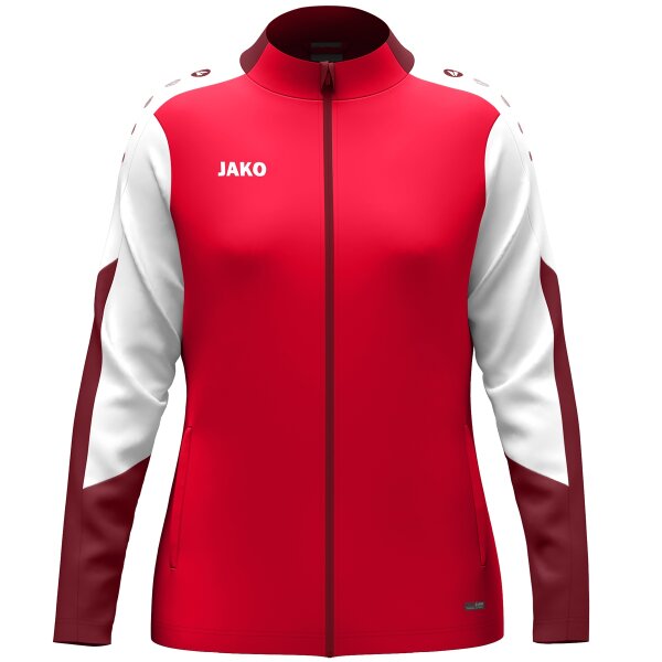Jako Polyesterjacke Dynamic - rot/weiß/dunkelrot