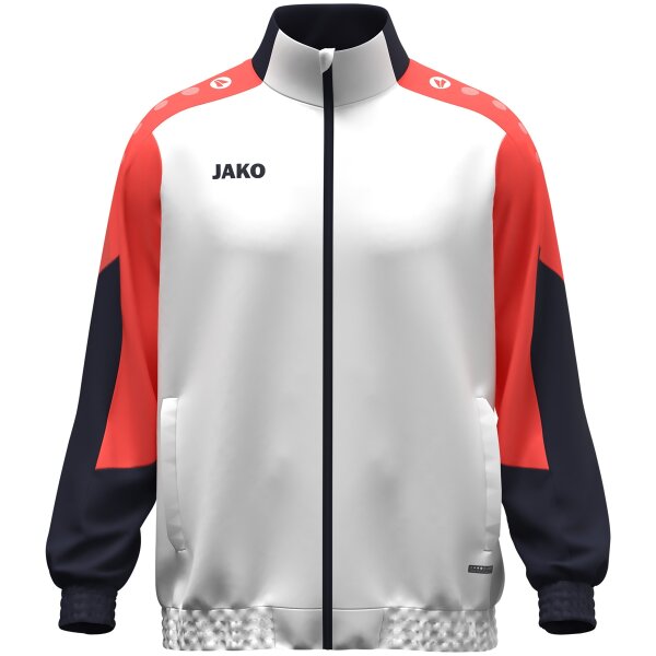 Jako Webjacke Dynamic - weiß/coral/marine