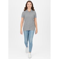Jako Polo Organic Kinder - hellgrau meliert