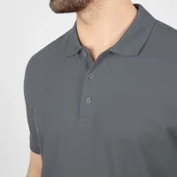 Jako Polo Organic - steingrau