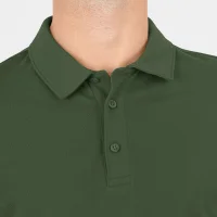 Jako Polo Organic Stretch - oliv