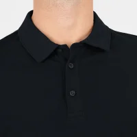 Jako Polo Organic Stretch - schwarz