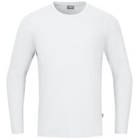 Jako Longsleeve Organic - weiß
