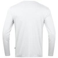 Jako Longsleeve Organic - weiß