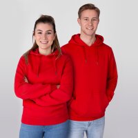 Jako Kapuzensweat Organic Kinder - rot