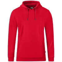 Jako Kapuzensweat Organic - rot