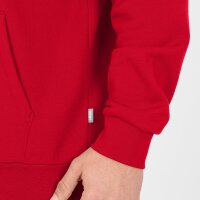 Jako Kapuzensweat Organic - rot
