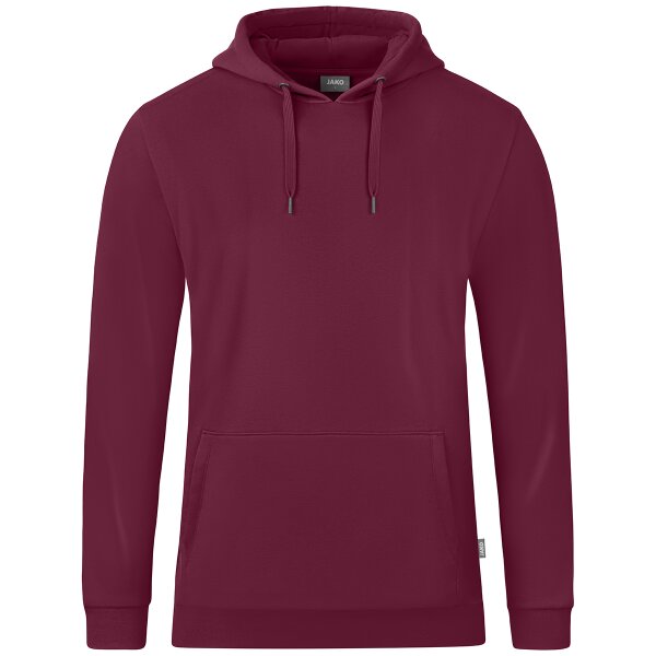 Jako Kapuzensweat Organic Kinder - maroon