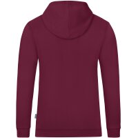 Jako Kapuzensweat Organic - maroon