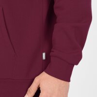 Jako Kapuzensweat Organic - maroon