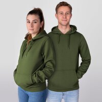 Jako Kapuzensweat Organic Kinder - oliv
