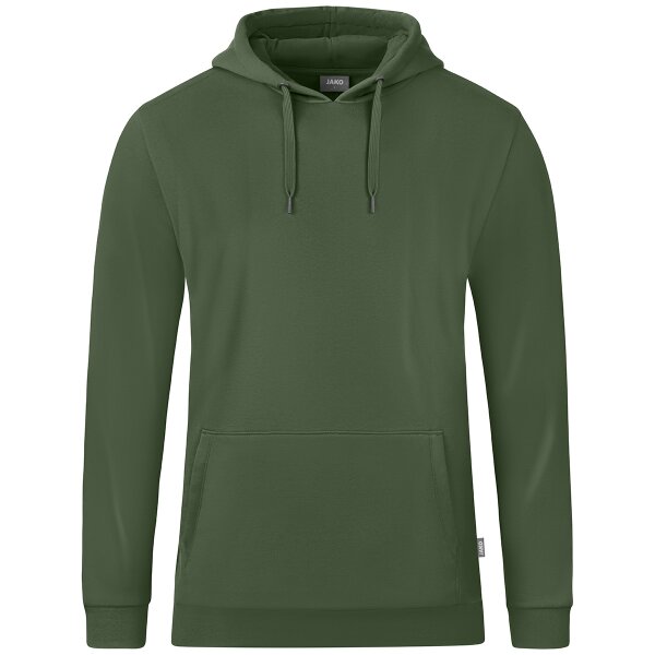 Jako Kapuzensweat Organic - oliv