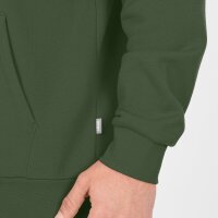Jako Kapuzensweat Organic - oliv