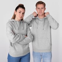 Jako Kapuzensweat Organic Kinder - hellgrau meliert
