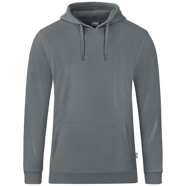 Jako Kapuzensweat Organic - steingrau
