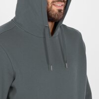 Jako Kapuzensweat Organic - steingrau