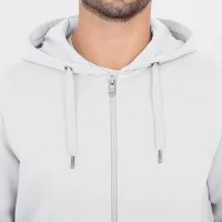 Jako Kapuzenjacke Organic - weiß