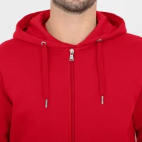 Jako Kapuzenjacke Organic - rot