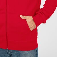Jako Kapuzenjacke Organic - rot