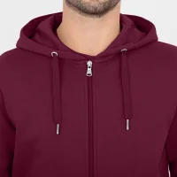 Jako Kapuzenjacke Organic - maroon