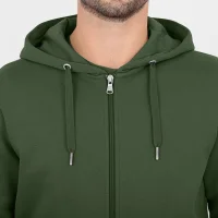 Jako Kapuzenjacke Organic - oliv