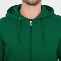 Jako Kapuzenjacke Organic - grün