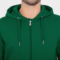 Jako Kapuzenjacke Organic - grün