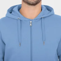 Jako Kapuzenjacke Organic - eisblau
