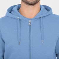 Jako Kapuzenjacke Organic - eisblau