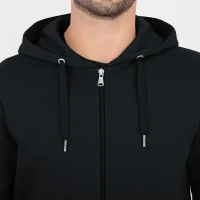 Jako Kapuzenjacke Organic - schwarz