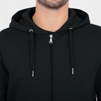 Jako Kapuzenjacke Organic - schwarz
