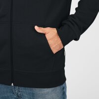 Jako Kapuzenjacke Organic - schwarz